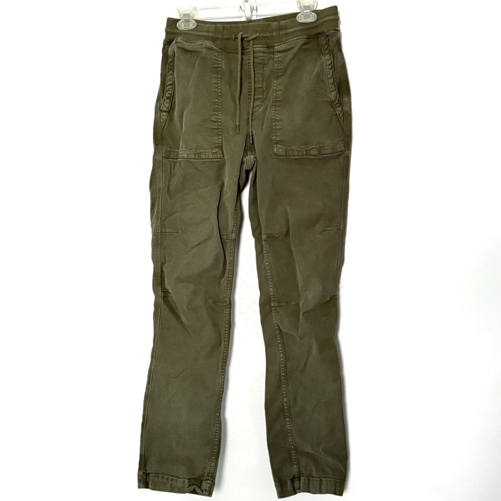 Faherty Olive Green Dune‎ Utility Drawstring Pants - Small
